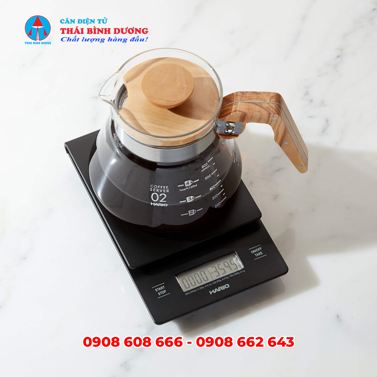 Cân điện tử mini pha cà phê Hario V60