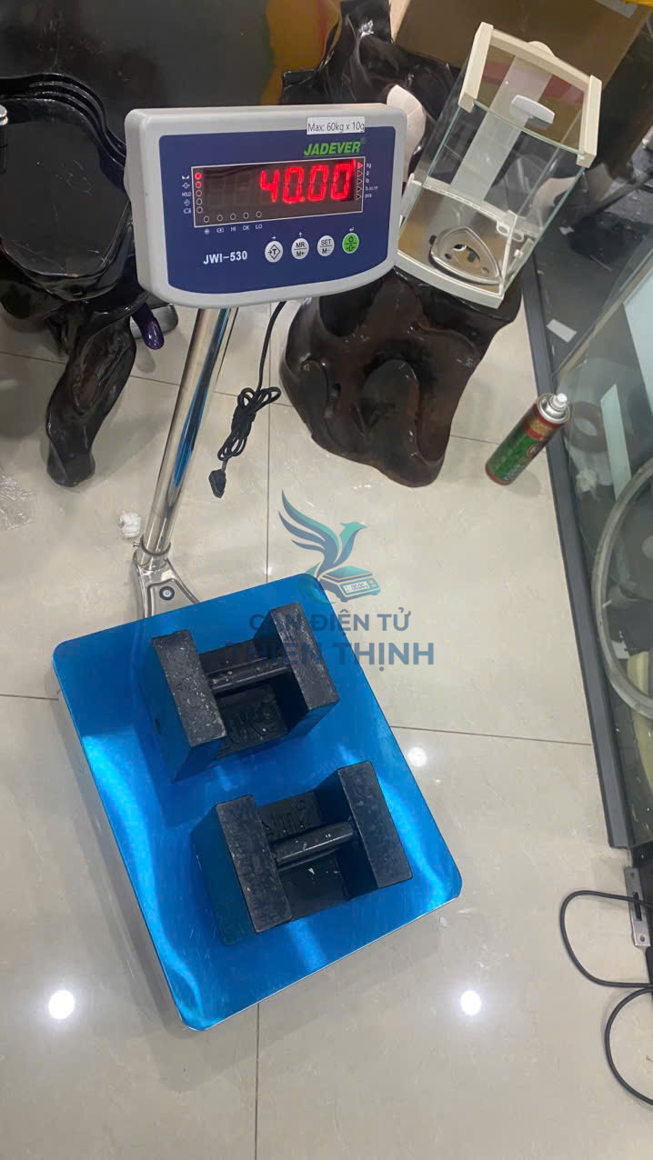Cân điện tử cân bàn inox đầu cân chống nước, kích thước 40cm x 50cm