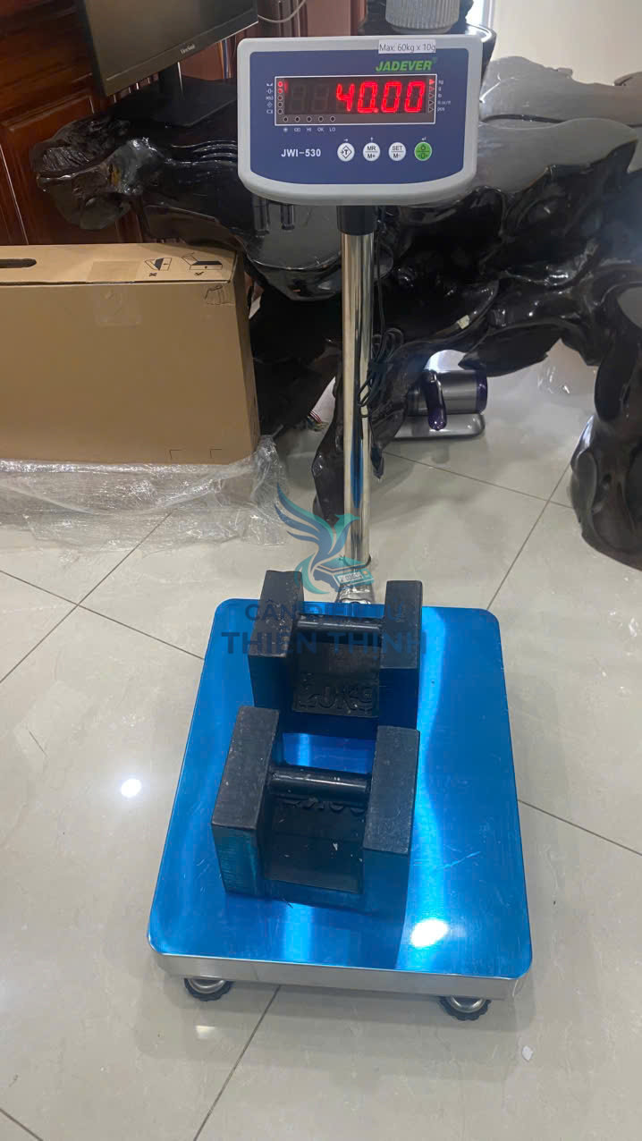 Cân điện tử cân bàn inox đầu cân chống nước, kích thước 60cm x 80cm