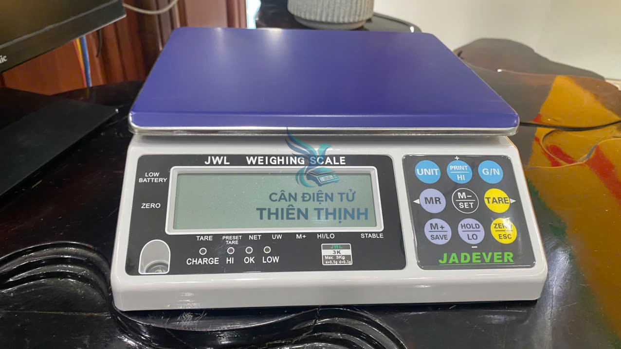 Cân điện tử JWL - Dòng cân điện tử có khả năng cân trọng lượng từ 1500g đến 30kg, phục vụ trong các lĩnh vực công nghiệp thuong mại dịch vụ.
