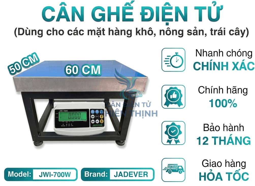 Cân điện tử khung nông sản đầu cân JWI 700W.