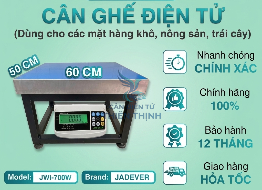 Cân điện tử khung nông sản đầu cân JWI 700W.