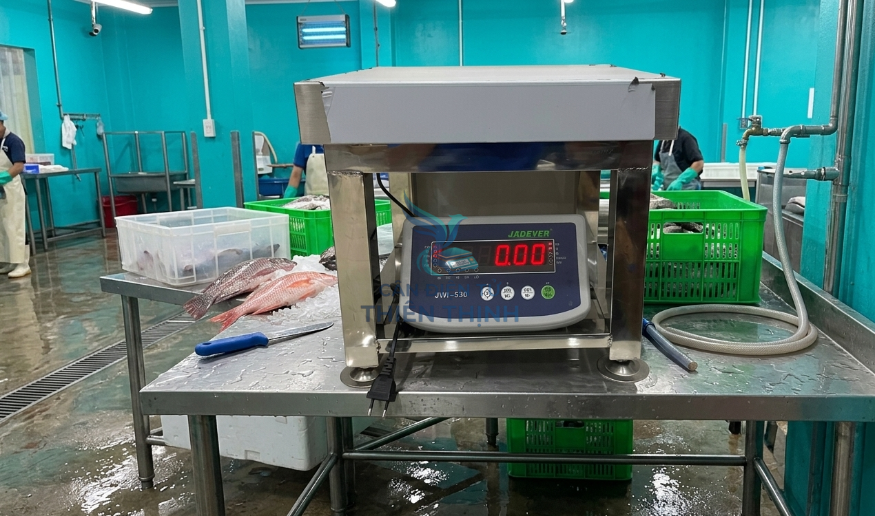 Cân điện tử khung nông sản inox đầu cân JWI 530.
