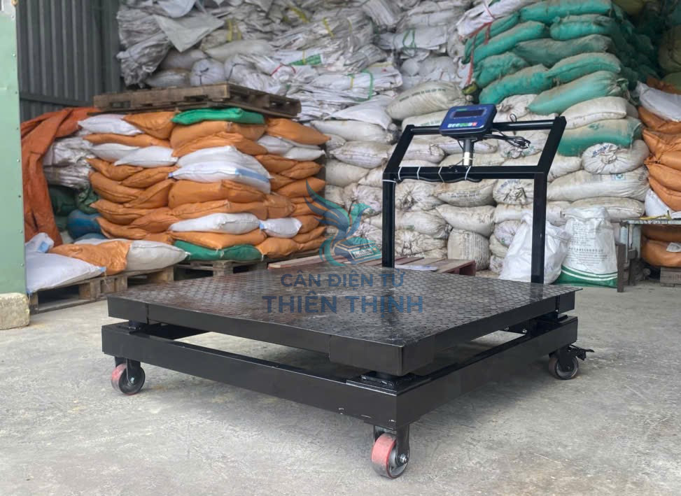 Cân sàn có bánh xe: Giải pháp tối ưu trong cân đo công nghiệp