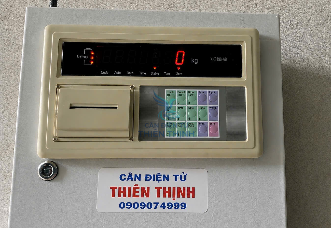 cân điện tử silo cám trại heo.