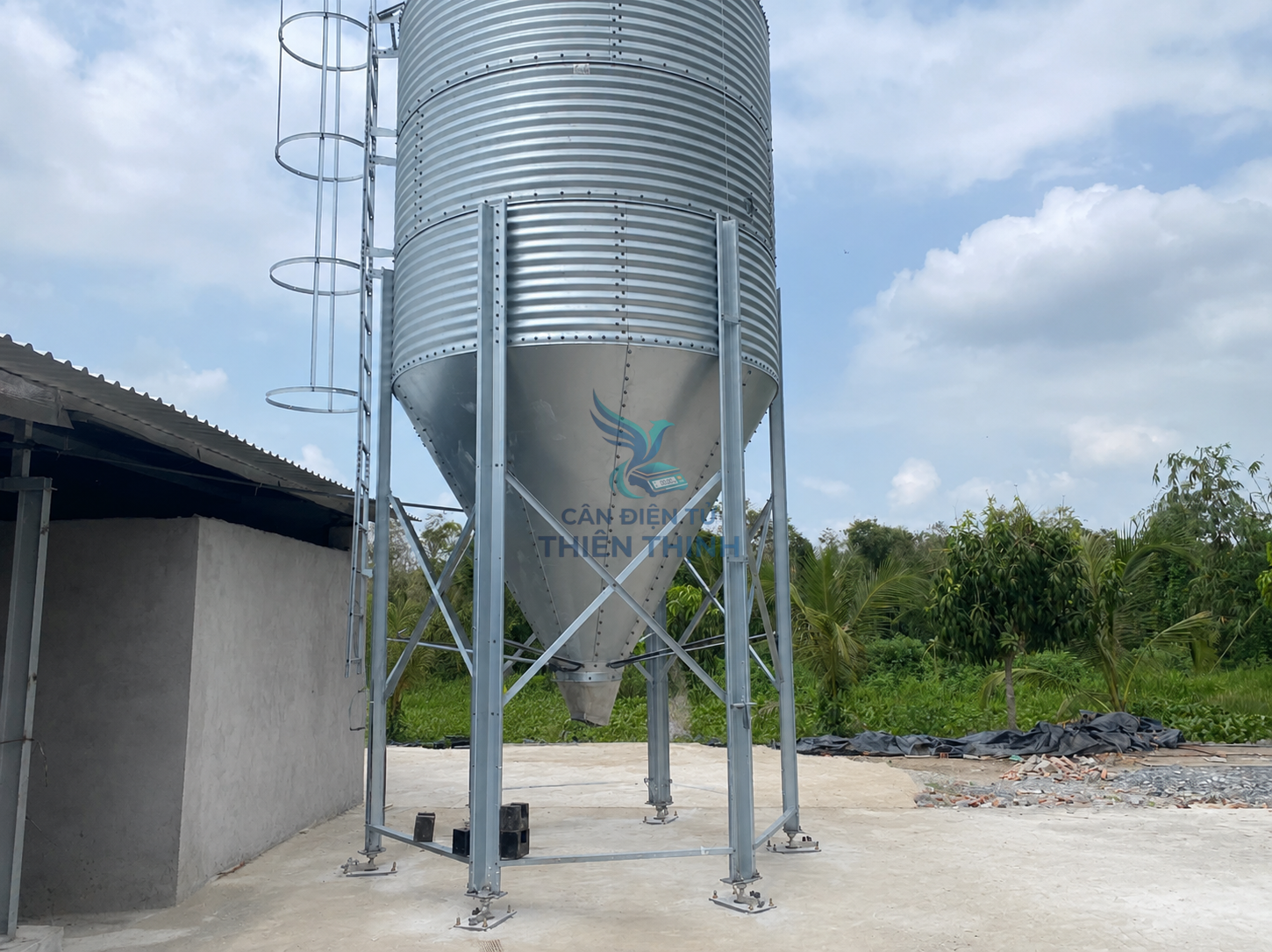 Cân điện tử Silo cám tại Phú Giáo Bình Dương