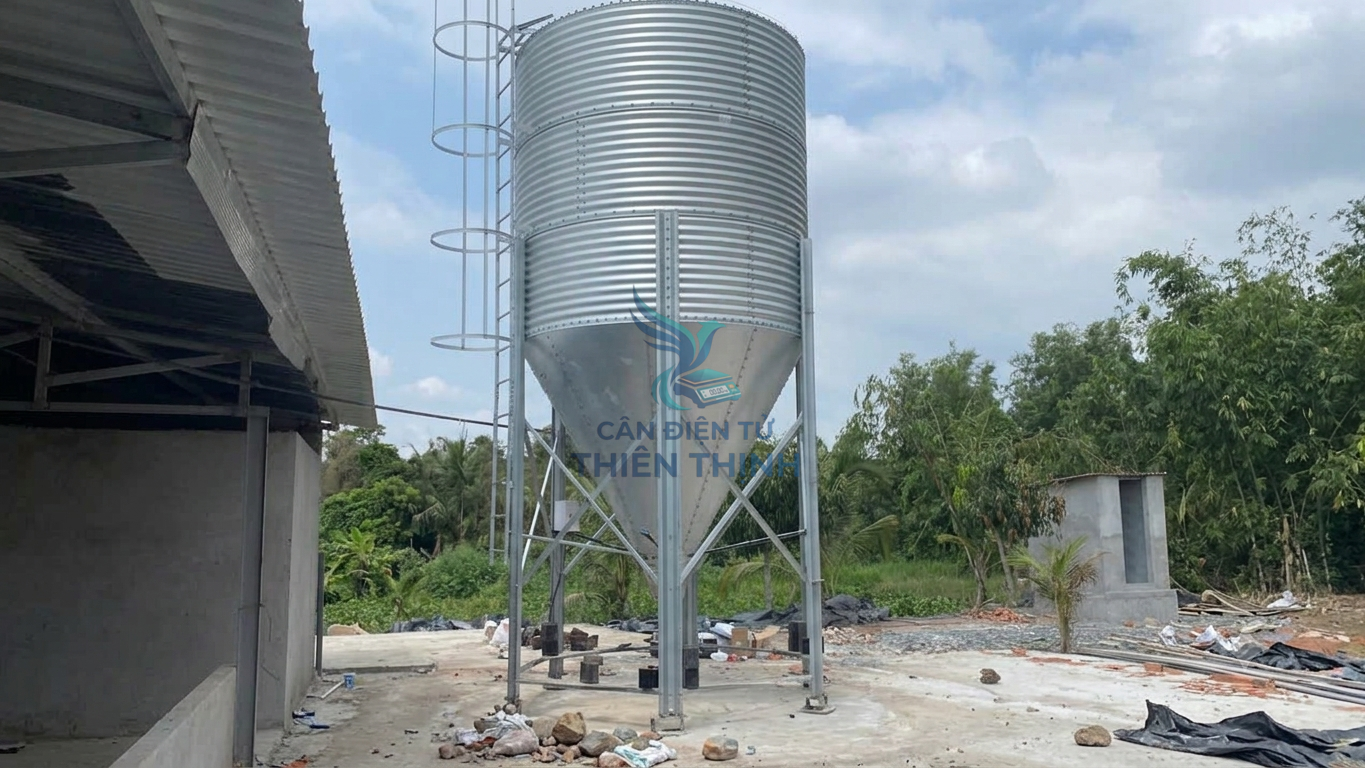 Cân điện tử Silo cám tại Phú Giáo Bình Dương