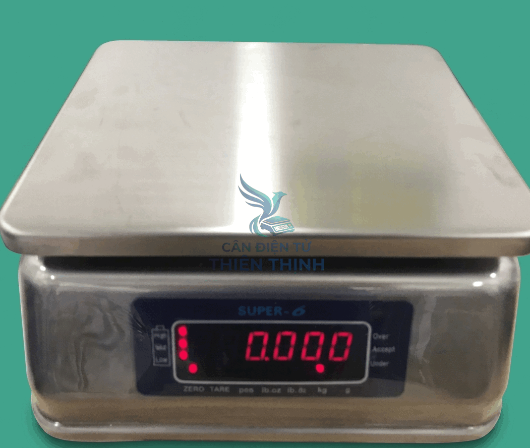 CCan điệnt ử thủy sản Super 6.