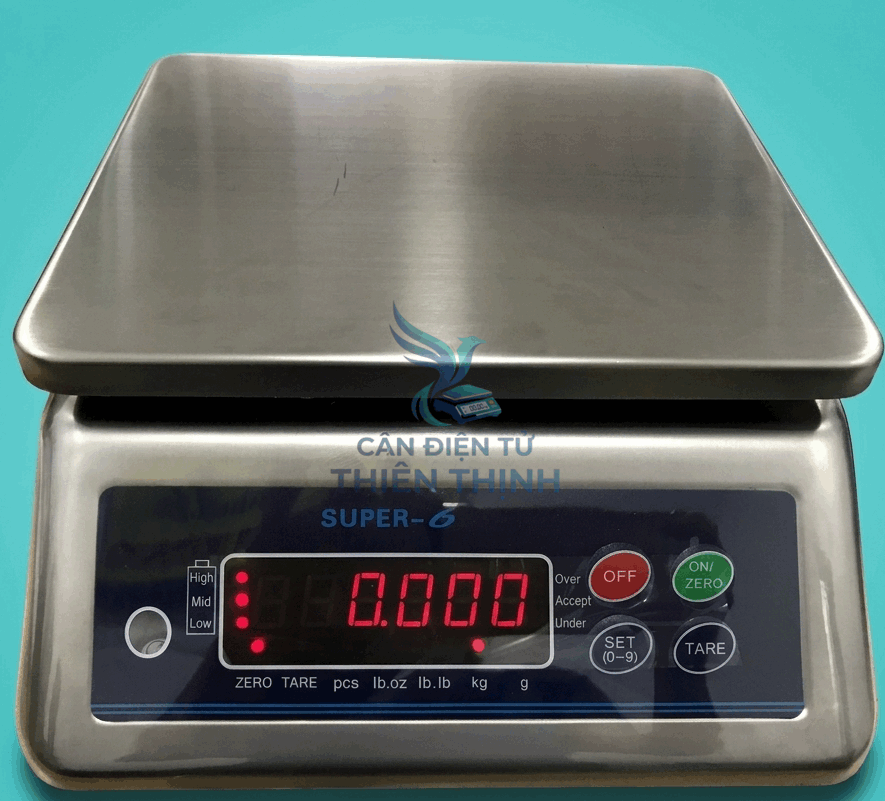 CCan điệnt ử thủy sản Super 6.