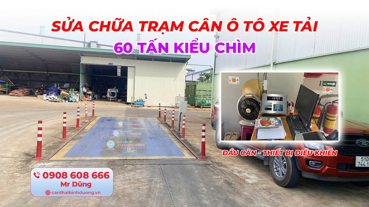 Sửa Chữa Trạm Cân Ô Tô Xe Tải Kiểu Chìm