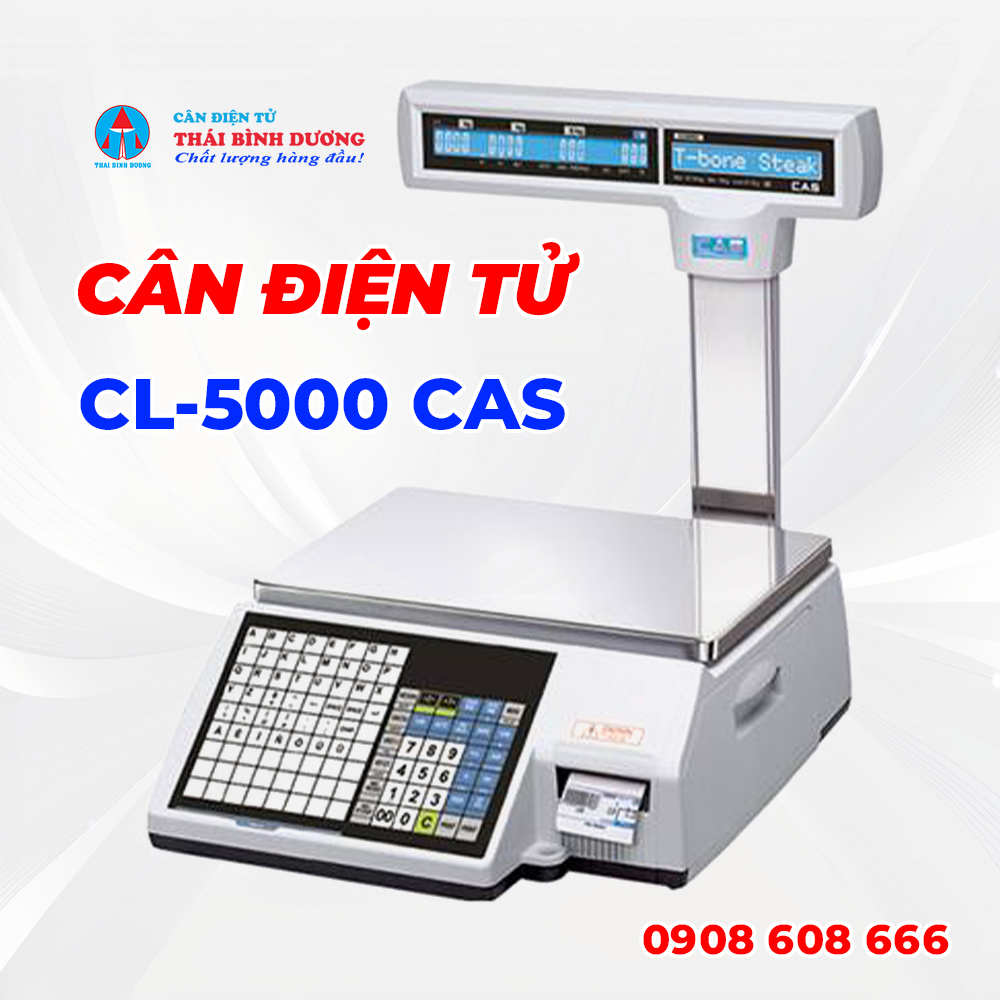 Cân Điện Tử In Tem Nhãn Dán CL-5000 CAS