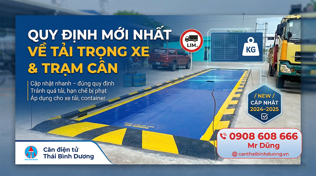 Quy Định Mới Nhất Về Tải Trọng Xe Và Trạm Cân
