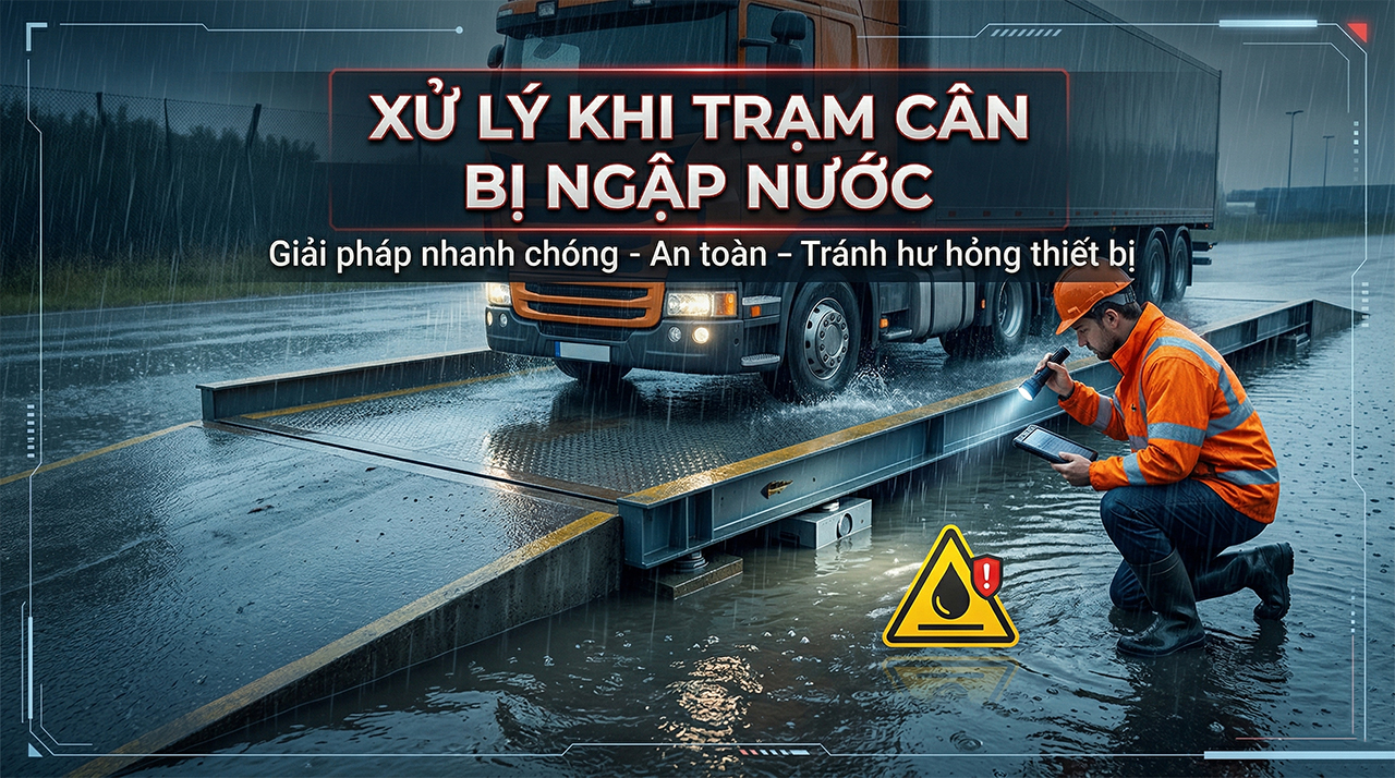 Xử Lý Khi Trạm Cân Bị Ngập Nước